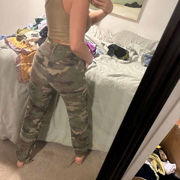 Army Print Cargo Pants - Picture 3 of 3